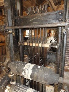 the saws in the saw mill